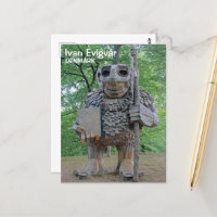 Fantastische dänische Troll Ivan Postcard!