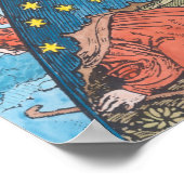 Fantastische Darstellung des Sonnensystems Poster (Ecke)