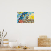 Fantastische Darstellung des Sonnensystems Poster (Küche)