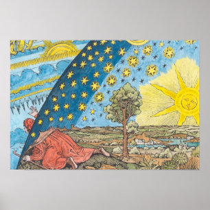 Fantastische Darstellung des Sonnensystems Poster