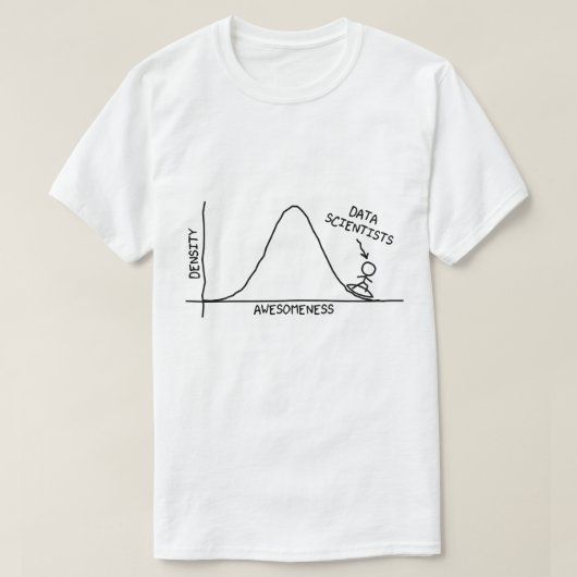 Fantastische Daten-Wissenschaftler T-Shirt (Design vorne)