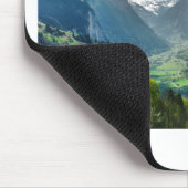 Fantastische die Schweiz-Alpen Mousepad (Ecke)