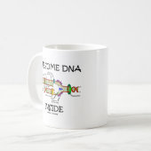 Fantastische DNA nach innen Kaffeetasse (Vorderseite Links)