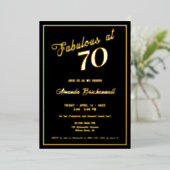 Fantastische Einladung am 70. Geburtstag (Stehend vorne)