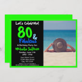 Fantastische Einladung zum Tropischen Foto (Vorne/Hinten)