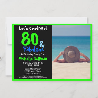 Fantastische Einladung zum Tropischen Foto