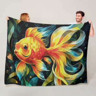 Fantastische Fantasie Fleecedecke