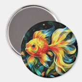 Fantastische Fantasie Magnet (Vorderseite/Rückseite)