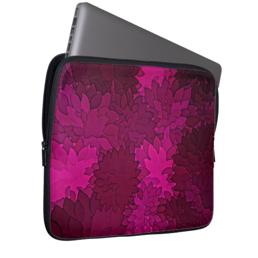 Fantastische Fantasy-Blume Laptopschutzhülle (Vorne Rechts)