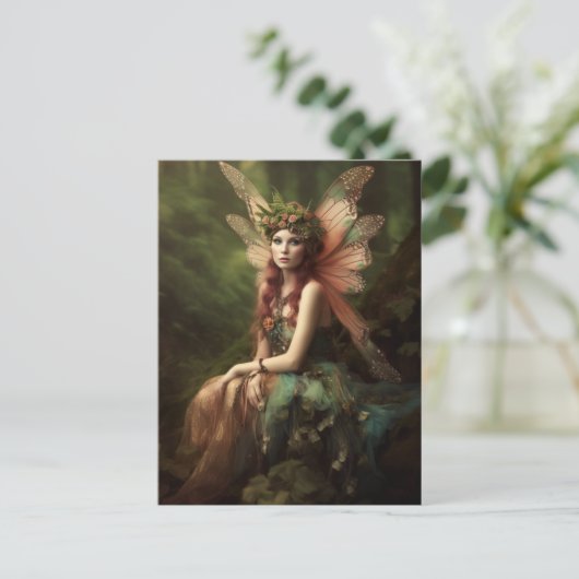 Fantastische Fantasykunst Postkarte (Stehend Vorderseite)