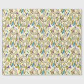 Fantastische Farben träumen Muster Geschenkpapier (Flach)