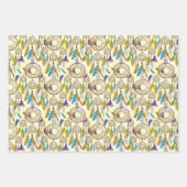 Fantastische Farben träumen Muster Geschenkpapier Set (Vorderseite)