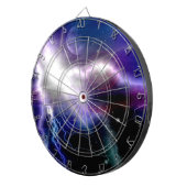 Fantastische farbenfrohe Galaxie 2 Dartscheibe (Vorderseite rechts)