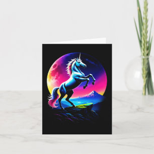 Fantastische Farbenspiel Einhorn Wildnis Karte