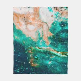 Fantastische Farbmuster und Farben abstrakt,b Fleecedecke