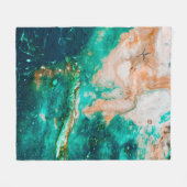Fantastische Farbmuster und Farben abstrakt,b Fleecedecke (Vorderseite (Horizontal))