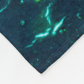 Fantastische Farbmuster und Farben abstrakt,b Fleecedecke (Ecke)