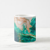 Fantastische Farbmuster und Farben abstrakt,b Kaffeetasse (Mittel)