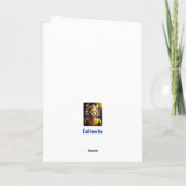 Fantastische Feline Jeden Anlaß Grußkarte Karte (Rückseite)