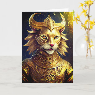 Fantastische Feline Jeden Anlaß Grußkarte Karte