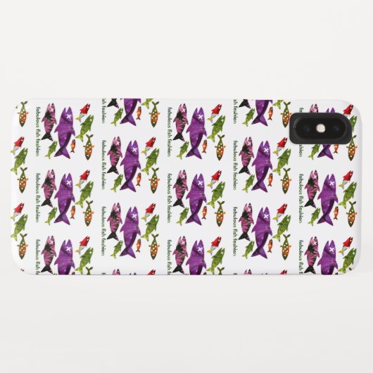 fantastische Fischmode Case-Mate iPhone Hülle (Rückseite (Horizontal))