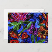 Fantastische Flora Postkarte (Vorne/Hinten)