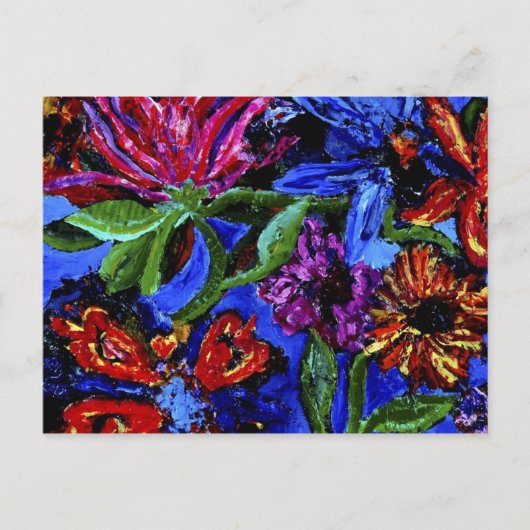 Fantastische Flora Postkarte (Vorderseite)