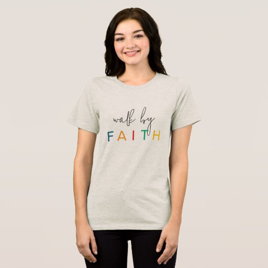 Fantastische Frauen in Beige Tri-Blend Shirt (Vorderseite voll)