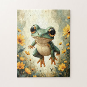 fantastische Froschkunst Puzzle