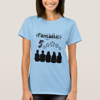 Fantastische fünf Familienfreunde T-Shirt