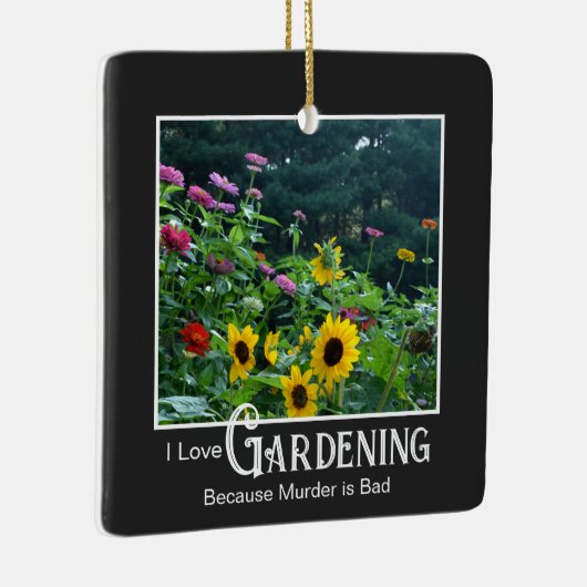 Fantastische Gartenanlage Sprichwort Blumengarten  Keramikornament (Rechts)