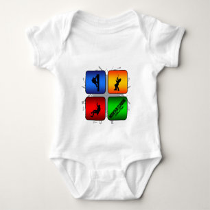 Fantastische Gebirgskletternstädtische Art Baby Strampler