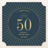 Fantastische Geburtstagsfeier Untersetzer (Vorderseite)