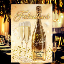 Fantastische Geburtstagsparty Gold Champagner Gläs
