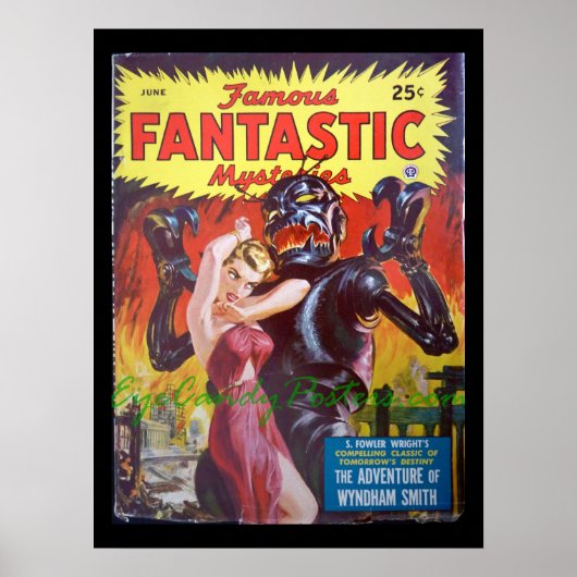 Fantastische Geheimnisse 13_Pulp Art Poster (Vorne)