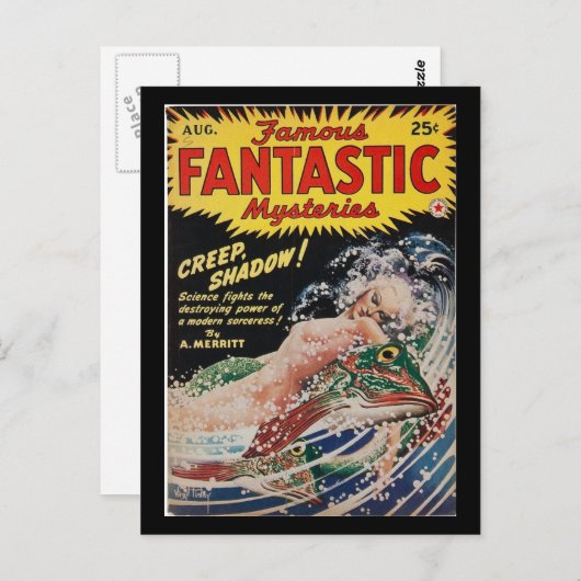 Fantastische Geheimnisse 42-07_Pulp Art Postkarte (Vorne/Hinten)