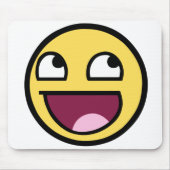 Fantastische Gesichts-Mausunterlage Mousepad (Vorne)