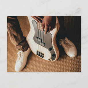 Fantastische Gitarre Postkarte