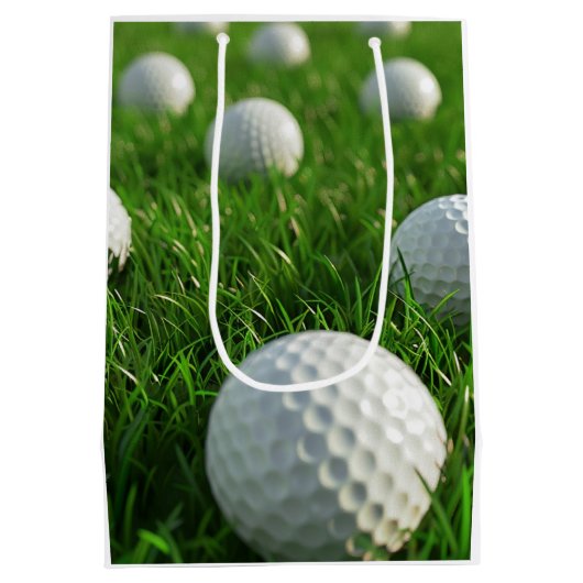 fantastische Golfergeschenktaschen Mittlere Geschenktüte (Rückseite)