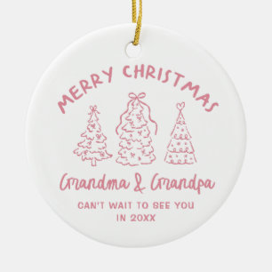 Fantastische Großeltern Schwangerschaftsankündigun Keramik Ornament
