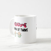 FANTASTISCHE GROSSMUTTER DER ZWILLINGE KAFFEETASSE (Vorderseite Links)