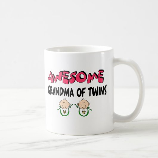 FANTASTISCHE GROSSMUTTER DER ZWILLINGE KAFFEETASSE (Rechts)