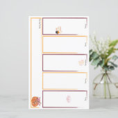 Fantastische Herbstwoche-Betrachter-Plannereinlage (Stehend Vorderseite)