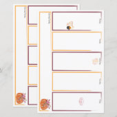 Fantastische Herbstwoche-Betrachter-Plannereinlage (Vorne/Hinten)