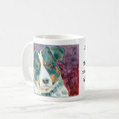Fantastische HundeTasse und AHA Aussage Kaffeetasse (Vorderseite Links)