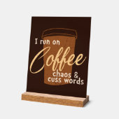 Fantastische Kaffeemarke Acrylschild (Winkel)