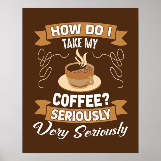 Fantastische Kaffeemarke Poster (Vorne)