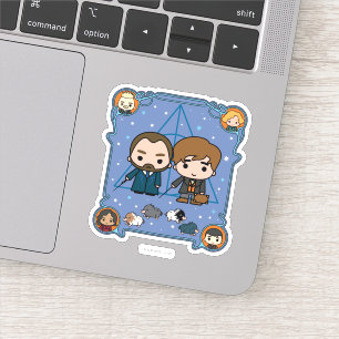 FANTASTISCHE KÄSTE: DIE VERBRECHEN VON GRINDELWALD AUFKLEBER