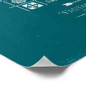 FANTASTISCHE KÄSTE UND WO SIE FINDEN SIE™Code-Char Poster (Ecke)