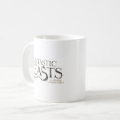 FANTASTISCHE KÄSTE UND WO SIE IHR Logo FINDEN KÖNN Kaffeetasse (Vorderseite Links)